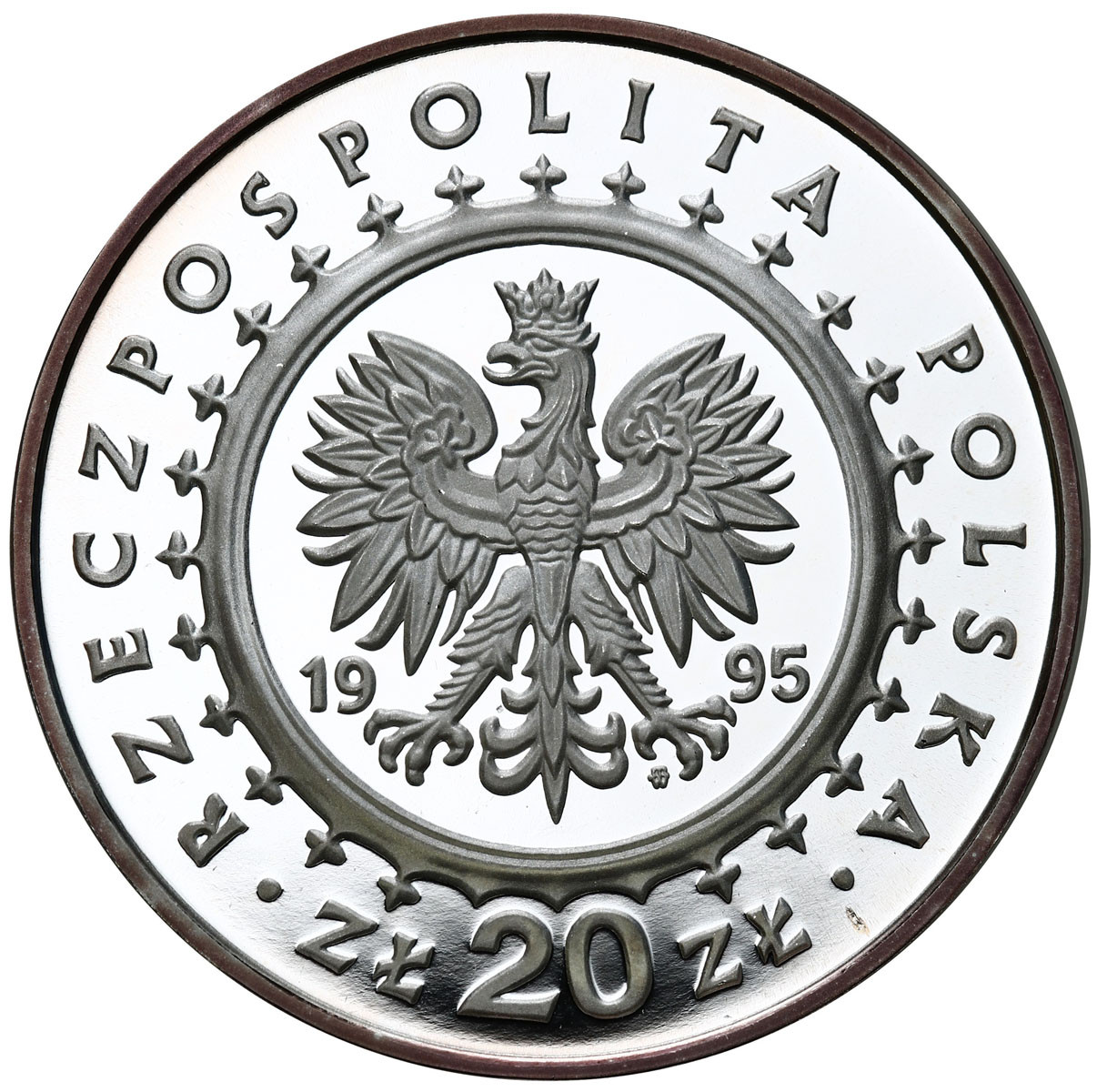 III RP. 20 złotych 1995 Łazienki - Pałac w Łazienkach